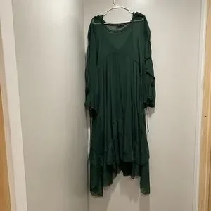 Ruffle Asos Design Maternity Lace Wrap Midi Dress ASOS Maternity